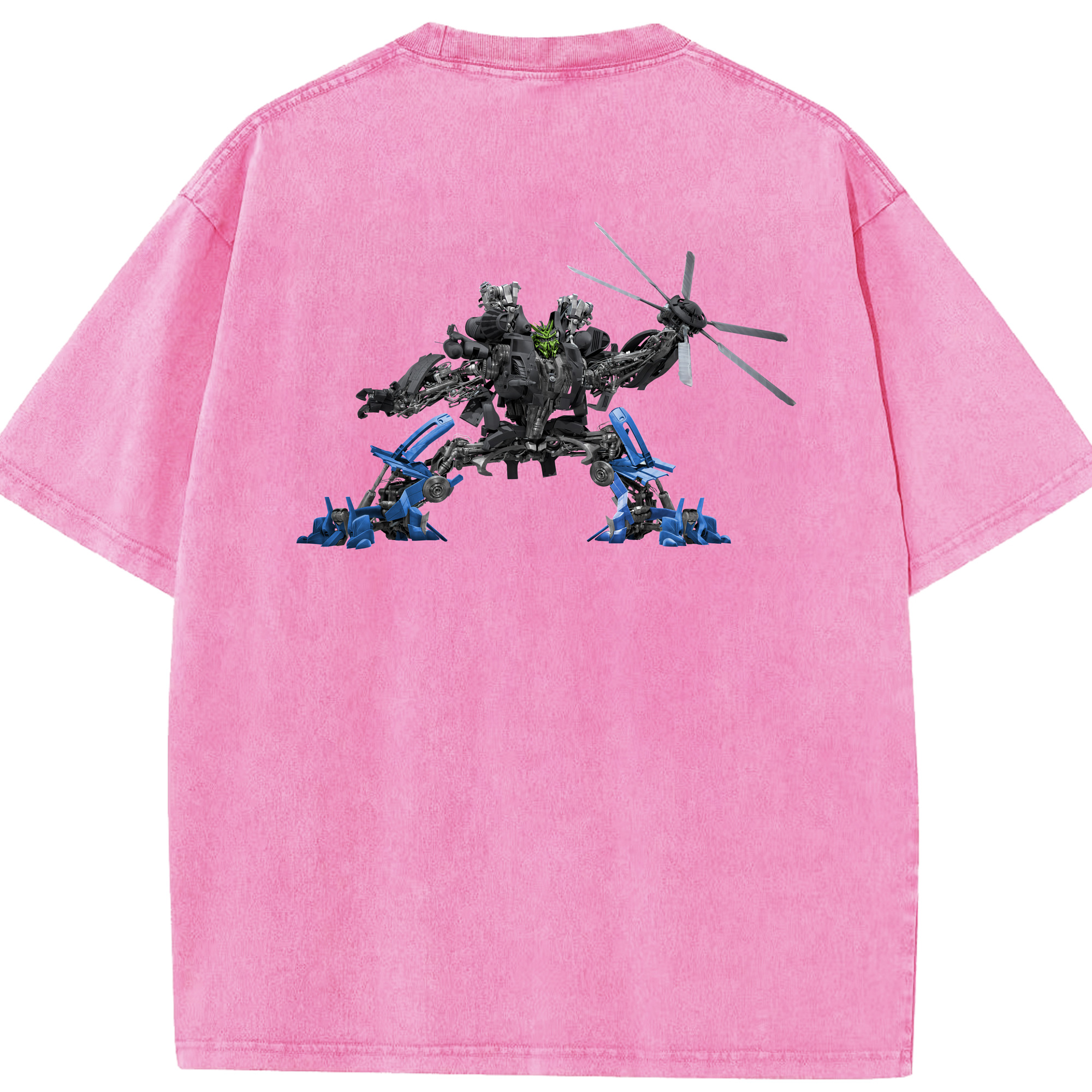 Transformers トランスフォーマー 綿100% ヴィンテージ風 半袖Tシャツ（背面プリント）